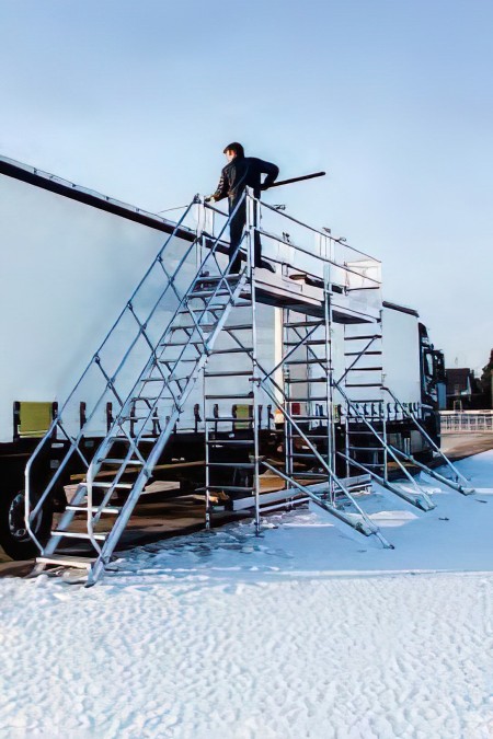 Echafaudage de dégivrage en conception modulaire fixe