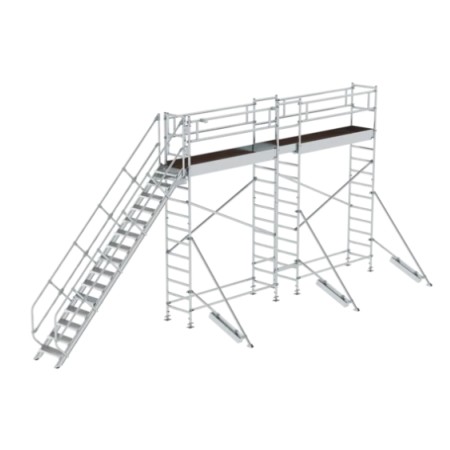 Echafaudage de dégivrage en conception modulaire fixe