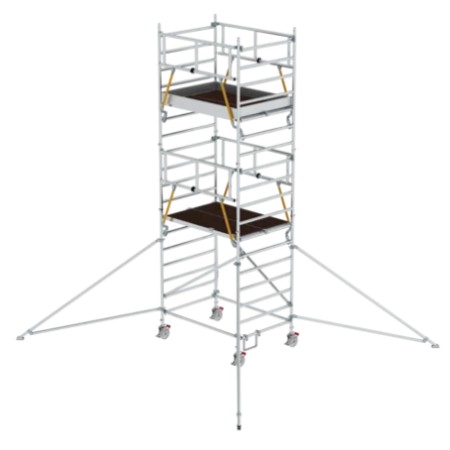 Echafaudage roulant SG avec stabilisateurs