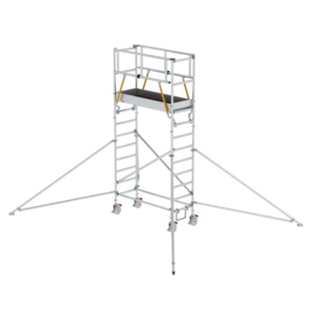 Echafaudage roulant SG avec stabilisateurs