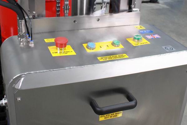Manipulateur de fût en acier inoxydable (pneumatique) STP01-DRU01-SS-Ex