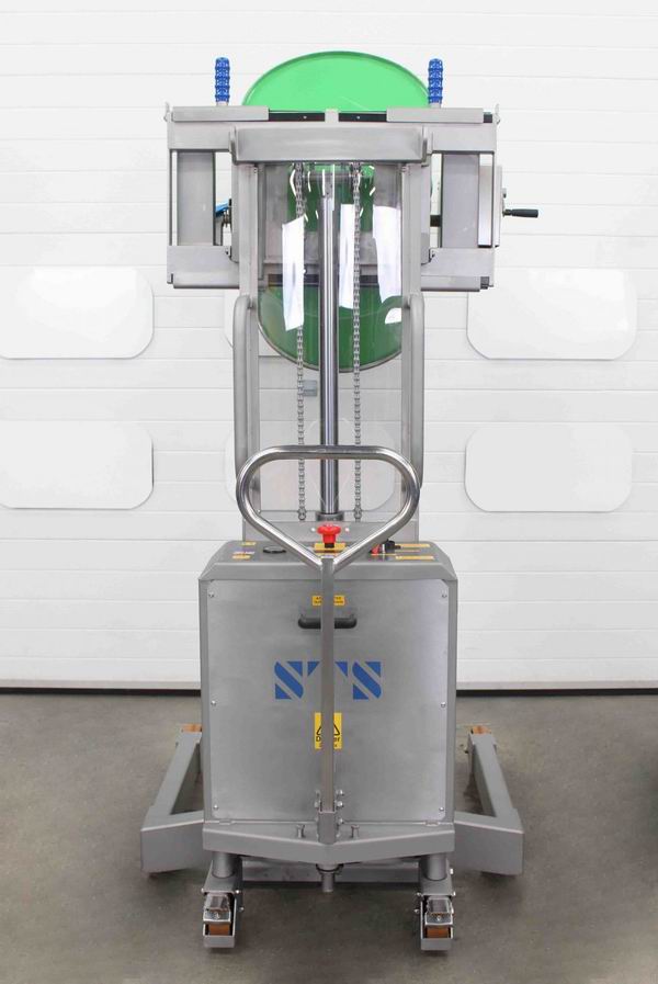 Manipulateur de fût en acier inoxydable (pneumatique) STP01-DRU01-SS-Ex