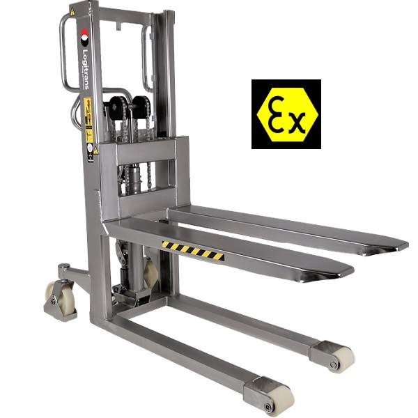 vignette gerbeur inox manuel ATEX